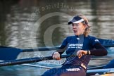 The Boat Race season 2013 - OUWBC training: OUWBC Blue Boat stroke Maxie Scheske..
River Thames,
Wallingford,
Oxfordshire,
United Kingdom,
on 13 March 2013 at 17:31, image #156