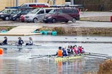 The Boat Race season 2013 - fixture OUWBC vs Olympians: In the Olympians boat, on the right,  at bow Natasha Townsend, 2 Kate Johnson, 3 Christiana Amacker, 4 Bethan Walters, 5 Anna Watkins, 6 Katherine Douglas, 7 Katherine Grainger, stroke Caryn Davies and cox Victoria Stulgis. In Osiris 3 Hannah Ledbury, 2 Elspeth Cumber and at bow Coralie Viollet-Djelassi..
Dorney Lake,
Dorney, Windsor,
Buckinghamshire,
United Kingdom,
on 16 March 2013 at 11:30, image #58