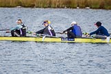 The Boat Race season 2013 - fixture OUWBC vs Olympians: In the Olympians boat 4 seat Bethan Walters, 3 Christiana Amacker, 2 Kate Johnson and at bow Natasha Townsend..
Dorney Lake,
Dorney, Windsor,
Buckinghamshire,
United Kingdom,
on 16 March 2013 at 11:49, image #96