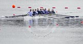 The Boat Race season 2013 - fixture OUWBC vs Olympians: In the Oxford (OUWBC) reserve boat Osiris at bow Coralie Viollet-Djelassi, Elspeth Cumber, Hannah Ledbury, Eleanor Darlington, Rachel Purkess, Caitlin Goss, Annika Bruger, stroke Emily Chittock and cox Sophie Shawdon..
Dorney Lake,
Dorney, Windsor,
Buckinghamshire,
United Kingdom,
on 16 March 2013 at 11:55, image #120