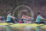 The Boat Race season 2013 - CUWBC training: In the CUWBC reserve boat Blondie 5 seat Sara Lackner, 6 Helena Schofield, and 7 Christine Seeliger..
River Thames near Remenham,
Henley-on-Thames,
Oxfordshire,
United Kingdom,
on 19 March 2013 at 15:41, image #71