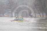 The Boat Race season 2013 - CUWBC training: The CUWBC reserve boat Blondie coming from Henley for their second training loop..
River Thames near Remenham,
Henley-on-Thames,
Oxfordshire,
United Kingdom,
on 19 March 2013 at 16:05, image #107