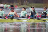 The Boat Race season 2013 - CUWBC training: In the CUWBC reserve boat Blondie in the 7 seat 7 Christine Seeliger, 6 Helena Schofield, 5 Sara Lackner, 4 Lucy Griffin and 3 Rachel Boyd..
River Thames near Remenham,
Henley-on-Thames,
Oxfordshire,
United Kingdom,
on 19 March 2013 at 16:07, image #117