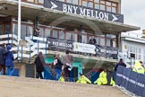 The Boat Race 2013: Preparations for the 2013 Boat Race at King's College School Boat House, Putney Embankment, the "home" of the Cambridge team during Tideway Week..
Putney,
London SW15,

United Kingdom,
on 31 March 2013 at 13:09, image #60