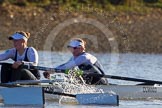 The Boat Race season 2014 - Women's Trial VIIIs (OUWBC, Oxford): Cleopatra: 2 Chloe Farrar, Bow Elizabeth Fenje..
River Thames between Putney Bridge and Mortlake,
London SW15,

United Kingdom,
on 19 December 2013 at 12:58, image #189