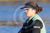 The Boat Race season 2014 - Women's Trial VIIIs(CUWBC, Cambridge): Wink Wink:  2 Sarah Crowther..
River Thames between Putney Bridge and Mortlake,
London SW15,

United Kingdom,
on 19 December 2013 at 13:48, image #273