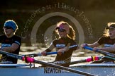 The Boat Race season 2014 - Women's Trial VIIIs(CUWBC, Cambridge): Wink Wink: 7 Jilly Tovey, 6 Fiona Macklin, 5 Caroline Reid..
River Thames between Putney Bridge and Mortlake,
London SW15,

United Kingdom,
on 19 December 2013 at 14:21, image #504