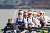 The Boat Race season 2014 - fixture OUWBC vs Molesey BC: The OUWBC Eight: Cox Erin Wysocki-Jones, stroke Laura Savarese, 7 Anastasia Chitty, 6 Lauren Kedar, 5 Amber De Vere, 4 Nadine Graedel Iberg, 3 Maxie Scheske, 2 Alice Carrington-Windo, and bow Elizabeth Fenje..




on 01 March 2014 at 13:05, image #152