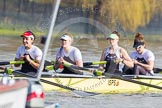 The Boat Race season 2014 - fixture OUWBC vs Molesey BC: The Molesey BC Eight: 6 Gabby Rodriguez, 5 Amber Anderson, 4 Victoria Watts and 3 Nel Castle-Smith..




on 01 March 2014 at 13:05, image #155