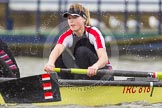 The Boat Race season 2014 - fixture CUWBC vs Thames RC: In the Thames RC boat at bow bow Caroline Reid..




on 02 March 2014 at 13:11, image #61