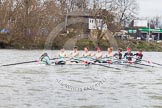 The Boat Race season 2014 - fixture CUWBC vs Thames RC: The leading Cambridge boat approaching the black buoy..




on 02 March 2014 at 13:12, image #66