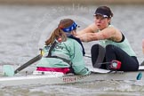 The Boat Race season 2014 - fixture CUWBC vs Thames RC: In the Cambridge boat cox Esther Momcilovic, stroke Emily Day..




on 02 March 2014 at 13:12, image #64