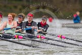 The Boat Race season 2014 - fixture CUWBC vs Thames RC: In the Cambridge boat 4 Izzy Vyvyan, 3 Holly Game, 2 Kate Ashley, bow Caroline Reid..




on 02 March 2014 at 13:12, image #70