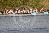 The Women's Boat Race and Henley Boat Races 2014: The Intercollegiate women's race. The Wadham College (Oxford) boat in the lead..
River Thames,
Henley-on-Thames,
Buckinghamshire,
United Kingdom,
on 30 March 2014 at 13:27, image #35