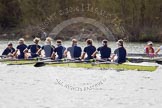 The Women's Boat Race and Henley Boat Races 2014: The Women's Reserves - Osiris v. Blondie race. Osiris (Oxford) with cox Olivia Cleary, stroke Hannah Roberts, 7 Claire Jamison, 6 Elo Luik, 5 Chloe Farrar, 4 Hannah Baddock, 3 Rhianna Cearns, 2 Hannah Ledbury, bow Dora Amos..
River Thames,
Henley-on-Thames,
Buckinghamshire,
United Kingdom,
on 30 March 2014 at 14:16, image #153