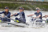 The Boat Race season 2016 - Women's Boat Race Trial Eights (OUWBC, Oxford): "Scylla", here 4-Rebecca Te Water Naude, 3-Elettra Ardissino, 2-Merel Lefferts.
River Thames between Putney Bridge and Mortlake,
London SW15,

United Kingdom,
on 10 December 2015 at 12:18, image #141