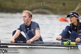 The Boat Race season 2016 - Women's Boat Race Trial Eights (OUWBC, Oxford): "Scylla", here 5-Anastasia Chitty, 4-Rebecca Te Water Naude.
River Thames between Putney Bridge and Mortlake,
London SW15,

United Kingdom,
on 10 December 2015 at 12:18, image #145