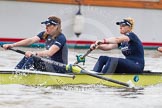 The Boat Race season 2016 - Women's Boat Race Trial Eights (OUWBC, Oxford): "Charybdis", here 5-Ruth Siddorn, 4-Emma Spruce.
River Thames between Putney Bridge and Mortlake,
London SW15,

United Kingdom,
on 10 December 2015 at 12:18, image #148