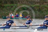 The Boat Race season 2016 - Women's Boat Race Trial Eights (OUWBC, Oxford): "Scylla", here stroke-Emma Lukasiewicz, 7-Lauren Kedar, 6-Joanne Jansen.
River Thames between Putney Bridge and Mortlake,
London SW15,

United Kingdom,
on 10 December 2015 at 12:20, image #168