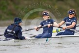 The Boat Race season 2016 - Women's Boat Race Trial Eights (OUWBC, Oxford): "Scylla", here cox-Antonia Stutter, stroke-Emma Lukasiewicz, 7-Lauren Kedar.
River Thames between Putney Bridge and Mortlake,
London SW15,

United Kingdom,
on 10 December 2015 at 12:22, image #180