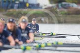 The Boat Race season 2016 - Women's Boat Race Trial Eights (OUWBC, Oxford): "Scylla" and "Charybdis" approaching Stag Brewery.
River Thames between Putney Bridge and Mortlake,
London SW15,

United Kingdom,
on 10 December 2015 at 12:36, image #315