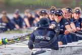 The Boat Race season 2016 - Women's Boat Race Trial Eights (OUWBC, Oxford): "Scylla", cox-Antonia Stutter, stroke-Emma Lukasiewicz, 7-Lauren Kedar, 6-Joanne Jansen, 5-Anastasia Chitty, 4-Rebecca Te Water Naude, 3-Elettra Ardissino, 2-Merel Lefferts, bow-Issy Dodds.
River Thames between Putney Bridge and Mortlake,
London SW15,

United Kingdom,
on 10 December 2015 at 12:36, image #322