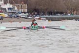 The Boat Race season 2016 - Women's Boat Race Fixture CUWBC vs OBUBC.
River Thames between Putney Bridge and Mortlake,
London SW15,

United Kingdom,
on 31 January 2016 at 15:58, image #50