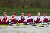 The Boat Race season 2016 - Women's Boat Race Fixture CUWBC vs OBUBC.
River Thames between Putney Bridge and Mortlake,
London SW15,

United Kingdom,
on 31 January 2016 at 16:16, image #110