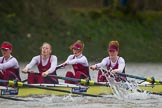 The Boat Race season 2016 - Women's Boat Race Fixture CUWBC vs OBUBC.
River Thames between Putney Bridge and Mortlake,
London SW15,

United Kingdom,
on 31 January 2016 at 16:19, image #119