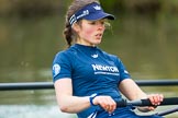 The Boat Race season 2016 - OUWBC training Wallingford: Lauren Kedar, stroke in the OUWBC Blue Boat.
River Thames,
Wallingford,
Oxfordshire,

on 29 February 2016 at 16:31, image #113