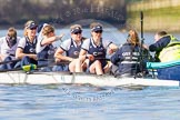 The Boat Race season 2016 -  The Cancer Research Women's Boat Race.
River Thames between Putney Bridge and Mortlake,
London SW15,

United Kingdom,
on 27 March 2016 at 14:04, image #144