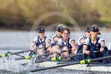 The Boat Race season 2016 -  The Cancer Research Women's Boat Race.
River Thames between Putney Bridge and Mortlake,
London SW15,

United Kingdom,
on 27 March 2016 at 14:13, image #204