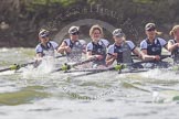 The Boat Race season 2016 -  The Cancer Research Women's Boat Race.
River Thames between Putney Bridge and Mortlake,
London SW15,

United Kingdom,
on 27 March 2016 at 14:21, image #245