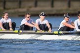 The Cancer Research UK Boat Race season 2017 - Women's Boat Race Fixture OUWBC vs Molesey BC: The Molesey boat, here 4 Claire McKeown, 5 Katie Bartlett, 6 Elo Luik, 7 Gabriella Rodriguez, stroke Ruth Whyman.
River Thames between Putney Bridge and Mortlake,
London SW15,

United Kingdom,
on 19 March 2017 at 16:05, image #91