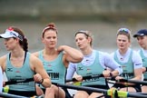 The Boat Race season 2018 - Women's Boat Race Trial Eights (CUWBC, Cambridge): Expecto Patronu, here 6 Thea Zabell, 5 Kelsey Barolak, 4 Laura Foster, 3 Sally O Brien, 2 Millie Perrin.
River Thames between Putney Bridge and Mortlake,
London SW15,

United Kingdom,
on 05 December 2017 at 12:38, image #44