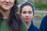 The Boat Race season 2017 -  The Cancer Research Women's Boat Race: OUWBC's cox Eleanor Shearer at the toss for the Women's Boat Race.
River Thames between Putney Bridge and Mortlake,
London SW15,

United Kingdom,
on 02 April 2017 at 14:40, image #25