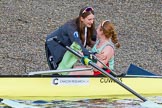 The Boat Race season 2017 -  The Cancer Research Women's Boat Race: CUWBC's boa Ashton Brown.
River Thames between Putney Bridge and Mortlake,
London SW15,

United Kingdom,
on 02 April 2017 at 16:58, image #196