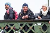 The Boat Race season 2018 - Women's Boat Race Trial Eights (OUWBC, Oxford): friends and families on Hammersmith Bridge.
River Thames between Putney Bridge and Mortlake,
London SW15,

United Kingdom,
on 21 January 2018 at 14:35, image #99