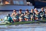 The Women's Boat Race season 2018 - fixture CUWBC vs. ULBC: The race has been started - OUWBC with cox Sophie Shapter, stroke Tricia Smith, 7 Imogen Grant, 6 Anne Beenken, 5 Thea Zabell, 4 Paula Wesselmann, 3 Alice White, 2 Myriam Goudet-Boukhatmi.
River Thames between Putney Bridge and Mortlake,
London SW15,

United Kingdom,
on 17 February 2018 at 13:09, image #45