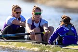 The Women's Boat Race season 2018 - fixture CUWBC vs. ULBC: The ULBC Eight - here 7 Jordan Cole-Huissan, stroke Issy Powel, cox Lauren Holland.
River Thames between Putney Bridge and Mortlake,
London SW15,

United Kingdom,
on 17 February 2018 at 13:31, image #145