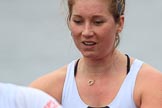 The Women's Boat Race season 2018 - fixture OUWBC vs. Molesey BC: Molesey's 7 seat Emma McDonald.
River Thames between Putney Bridge and Mortlake,
London SW15,

United Kingdom,
on 04 March 2018 at 13:49, image #79