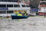 The Cancer Research UK Women's Boat Race 2018: The race has been started, and the boats have been released from the stake boats.
River Thames between Putney Bridge and Mortlake,
London SW15,

United Kingdom,
on 24 March 2018 at 16:31, image #163