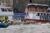 The Cancer Research UK Women's Boat Race 2018: The race has been started, and the boats have been released from the stake boats.
River Thames between Putney Bridge and Mortlake,
London SW15,

United Kingdom,
on 24 March 2018 at 16:31, image #164