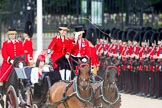 Trooping the Colour 2010: Princess Eugenie of York (in red, on the left), and her younger sister, Princess Beatrice of York, in their barouche on the way from Buckingham Palace to Horse Guards Building, where they are going to watch the parade from the General Major's office, the room that was once used by the Duke of Wellington as his office.

Their parents are Prince Andrew, Duke of York, the second son and third child of Queen Elizabeth II and Prince Philip, Duke of Edinburgh, and Sarah, Duchess of York (born Sarah Ferguson, commonly known as &quot;Fergie&quot;).

Prince Andrew, is sitting opposite to them and is out of sight in all my photos..
Horse Guards Parade, Westminster,
London SW1,
Greater London,
United Kingdom,
on 12 June 2010 at 10:50, image #35