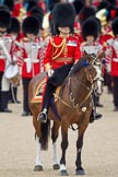 Trooping the Colour 2010: Lt Col C R V Walker, Grenadier Guards, Field Officer in Brigade Waiting and in command of the parade..
Horse Guards Parade, Westminster,
London SW1,
Greater London,
United Kingdom,
on 12 June 2010 at 11:20, image #121