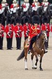 Trooping the Colour 2010: Lt Col C R V Walker, Grenadier Guards, Field Officer in Brigade Waiting and in command of the parade..
Horse Guards Parade, Westminster,
London SW1,
Greater London,
United Kingdom,
on 12 June 2010 at 11:26, image #128