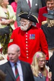 Trooping the Colour 2010: Chelsea Pensioners amongst the visitors leaving the event. The Chelsea Pensioners are former members of the British Army, living at the Royal Hospital Chelsea..
Horse Guards Parade, Westminster,
London SW1,
Greater London,
United Kingdom,
on 12 June 2010 at 12:17, image #196