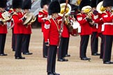 The Major General's Review 2011: Lance Sergeant Jason Burton, Bassoonist in the Grenadier Guards Band, marking the position, on Horse Guards Parade, for the Drum Majors leading the Band of the Grenadier Guards..
Horse Guards Parade, Westminster,
London SW1,
Greater London,
United Kingdom,
on 28 May 2011 at 10:14, image #18