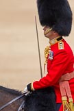 Trooping the Colour 2011: Close-up of The Field Officer, Lieutenant Colonel Lincoln P M Jopp..
Horse Guards Parade, Westminster,
London SW1,
Greater London,
United Kingdom,
on 11 June 2011 at 11:40, image #257