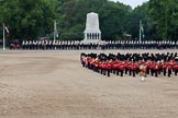 Trooping the Colour 2011: During the The March Past. On the right, the Massed Bands playing.In the backgound The Life Guards, and The Blues and Royals, of the Household Cavalry..
Horse Guards Parade, Westminster,
London SW1,
Greater London,
United Kingdom,
on 11 June 2011 at 11:41, image #263